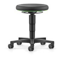 Bimos Drehhocker, mit Rollen, Sitz Integ gallery