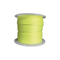 Maurerschnur, 100m 2,0mm gelb PP-geflochten