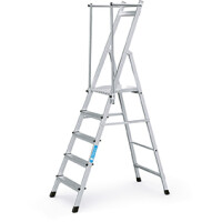 Zarges Stufen-Plattformleiter, ZAP Neo S 5 Stufen...