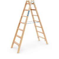 Zarges Holz-Stufenstehleiter, Crestastep B 2x7 Stufen