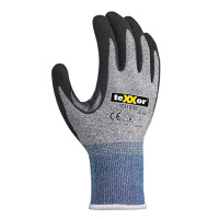 teXXor Schnittschutz-Handschuh, Gr. 11, CUT C grau-meliert/b