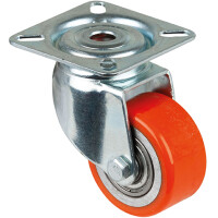 Kompaktrolle, Lenkrolle 50x25mm; Polyure gallery