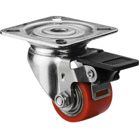 Kompaktrolle, Lenkrolle 35x25mm mit Fest gallery