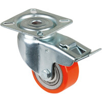 Kompaktrolle, Lenkrolle 50x25mm mit Fest gallery