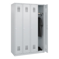 CP Möbel Stahlkleiderschrank, 4-tlg. RAL7035 2