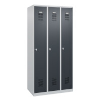 CP Möbel Stahlkleiderschrank, 3-tlg gallery