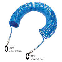 Druckluft-Spiralschlauch, Polyamid 8x6mm gallery