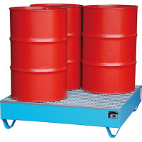 Bauer Auffangwanne, 2032, für 4x200 l RAL5012 6