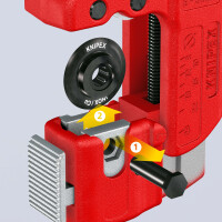 KNIPEX 90 31 01 TubiX® S Rohrabschneider 77 mm 2