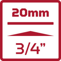 Steckschl.Satz 3/4 SW22-50mm 14tlg 6