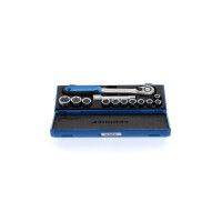 Steckschlüssel-Satz 1/2" 13-tlg 6-kant 10-24 mm 7