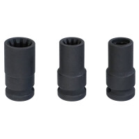 Steckschl&uuml;ssel-Satz Bremsen