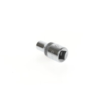 Steckschlüsseleinsatz 1/4" 6-kant 4,5 mm 7