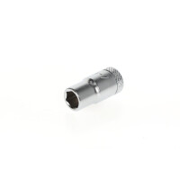 Steckschlüsseleinsatz 1/4" 6-kant 7 mm 6