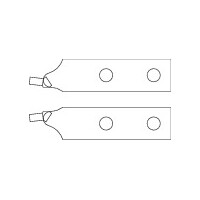 Ersatzspitzen-Paar gerade d 3,2 mm