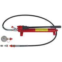 Hydr. Handpumpe mit Manometer 2