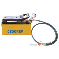 Hydr. Pumpe, luftbetrieben mit Manometer 1