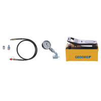 Hydr. Pumpe, luftbetrieben mit Manometer 2