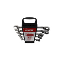 Ringratschenmaulschl.Satz SW8-19mm 5tlg 7