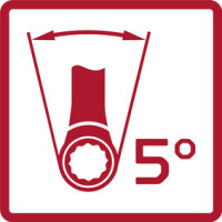 Glk.Ringratschenmaulschl.Satz SW8-19mm 4