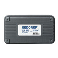 Kraftschrauber-Satz 1/2" 7-tlg 6-kant 10-24 mm 2