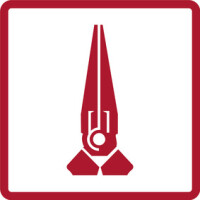 Flachrundzange gerade L.200mm 2K-Griff 2