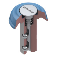 Pilzkopf 2K 1/2" mit Druckknopf 5