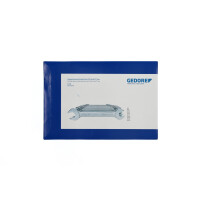 Doppelmaulschlüssel-Satz 10-tlg 6-27 mm 6