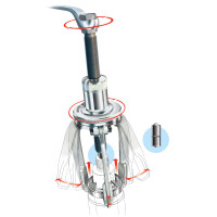 Abzieher TWIST+PULL 3-armig mit Dreharretierung 2