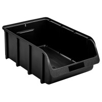 Sichtbox aus PP, Gr. 5,dunkel bis schwarz, aus Rezyklat