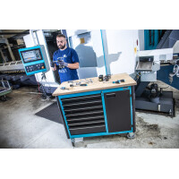 Werkbank  fahrbar Assistent 179NW  einzeln  L x B x H: 1150 