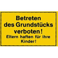 Hinweisschild, 250x150mm-Betreten des Gr gallery