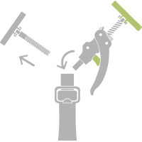 Piher Einhandbedienung, Arm+ für Teleskop-Lastenstange 