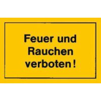 Hinweisschild, 250x150mm-Feuer und Rauch gallery