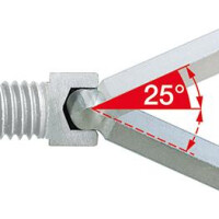 Wiha Sechskant-Kugelkopf-Winkelschraubend., 369R 8,0mm Magic