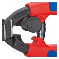 Knipex Kompakt-Bolzenschneider, 200mm Mehrk.-Griff 2