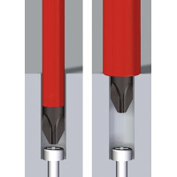 Wiha VDE-Schraubendreher, slimFix PZ 2x100mm, Kreuzschlitz 3