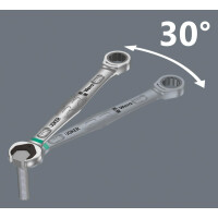 Wera Ratschenringmaulschlüssel, 17mm JOKER 2