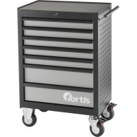 fortis Werkstattwagen, 7 Schubladen, 680x460x1020mm, schwarz