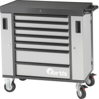 fortis Werkstattwagen, 7 Schubladen, 910x475x1000mm, schwarz