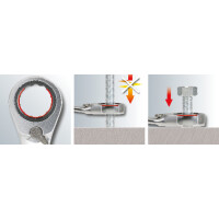 KS Tools Ratschenringmaulschlüsselsatz, 5-tlg. umschalt