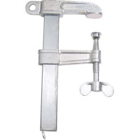 Polschraubzwinge, 600A 150x100mm Fl&uuml;gelschraube