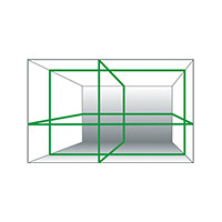 Nedo Multilinienlaser, X-Liner 3D 360° green, selbstnive