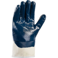 teXXor Nitril-Handschuh, blau, Stoffstulpe Gr. 10 2