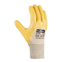 teXXor Nitril-Handschuh, gelb, Strickbun gallery