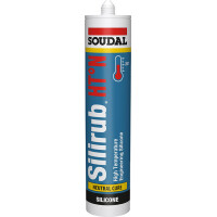 Soudal Hochtemperatur Silikon, HT-N, schwarz 300ml 1