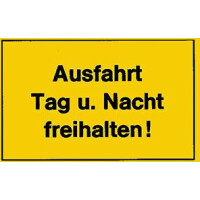 Hinweisschild, 400x250mm-Ausfahrt Tag &a gallery