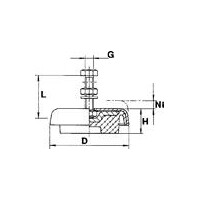 EFFBE Maschinen-Aufbauelemente, Typ 6-66 185x39mm 2