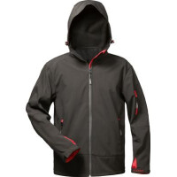 Softshell-Jacke, Zeta Gr. M schwarz/rot gallery