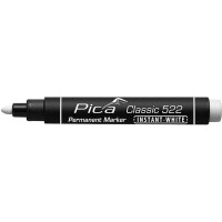 Pica Permanentmarker INSTANT-WHITE, weiß, 1-4mm, kein 